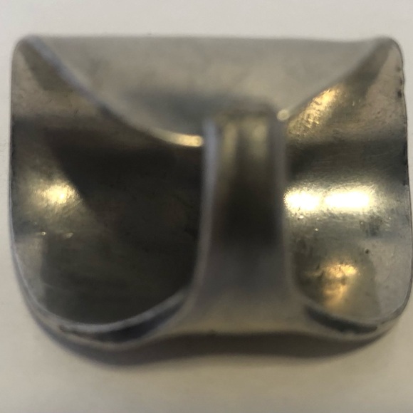 Waited For Silver Plated Spoon Ring, Handcrafted. 1 Of 1. Size 8 - Picture 10 of 13